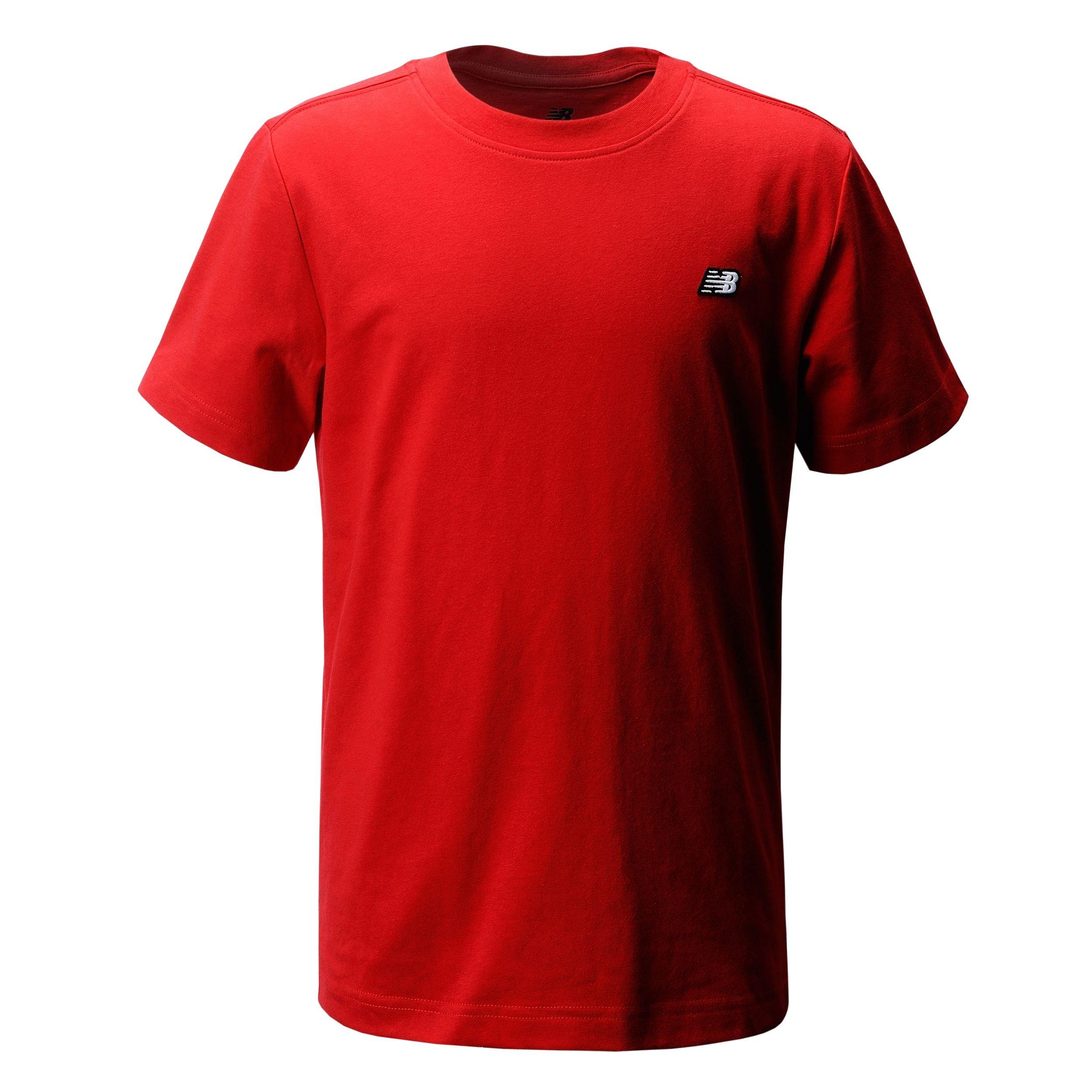 New Balance Big Boys' Patch Tee - Red